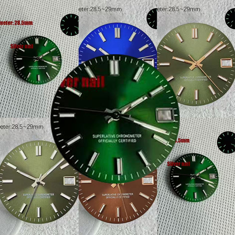 Reel Case - NH35 S Logo Date Green 28.5mm