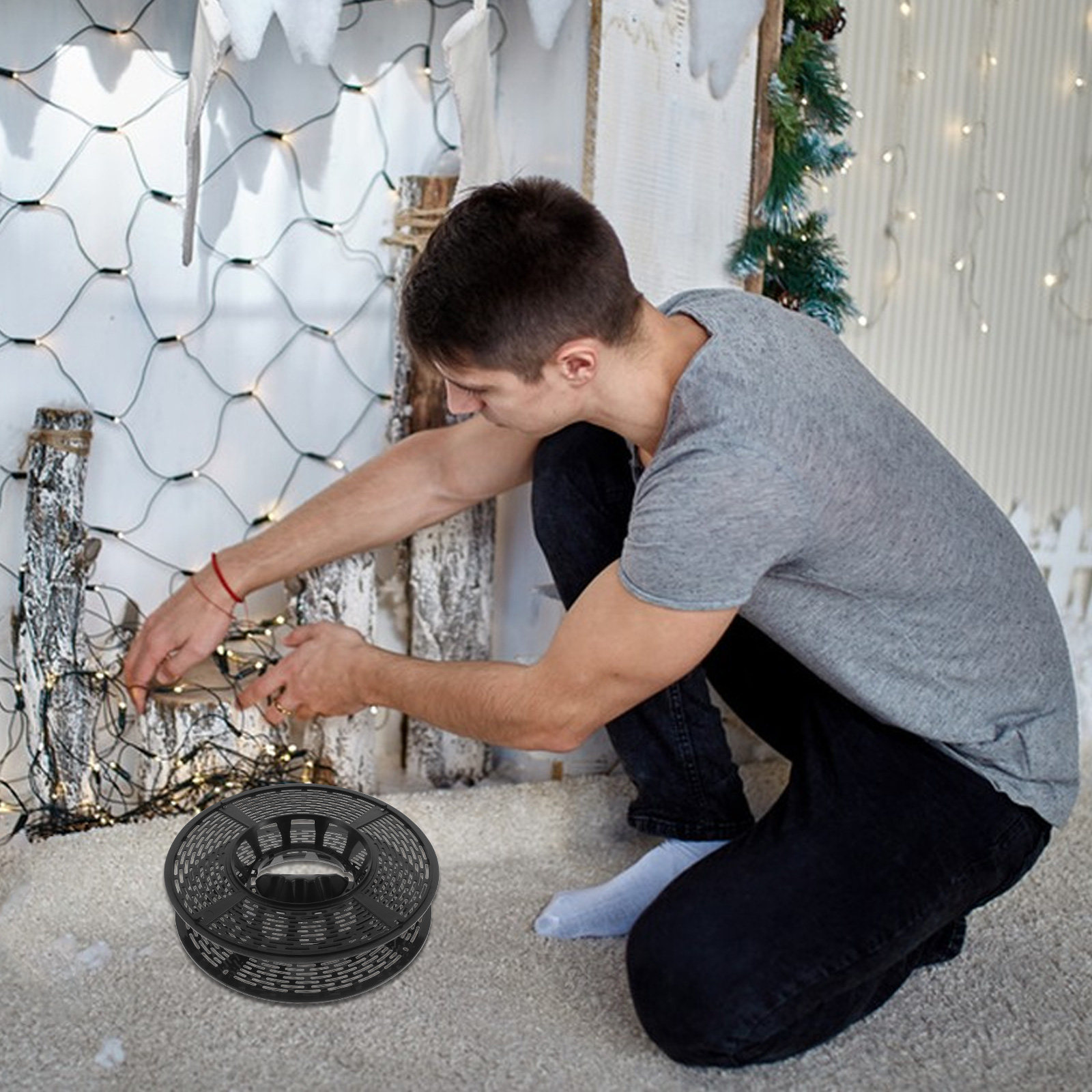 Christmas String Light Storage - Reel Handle 评论和价格