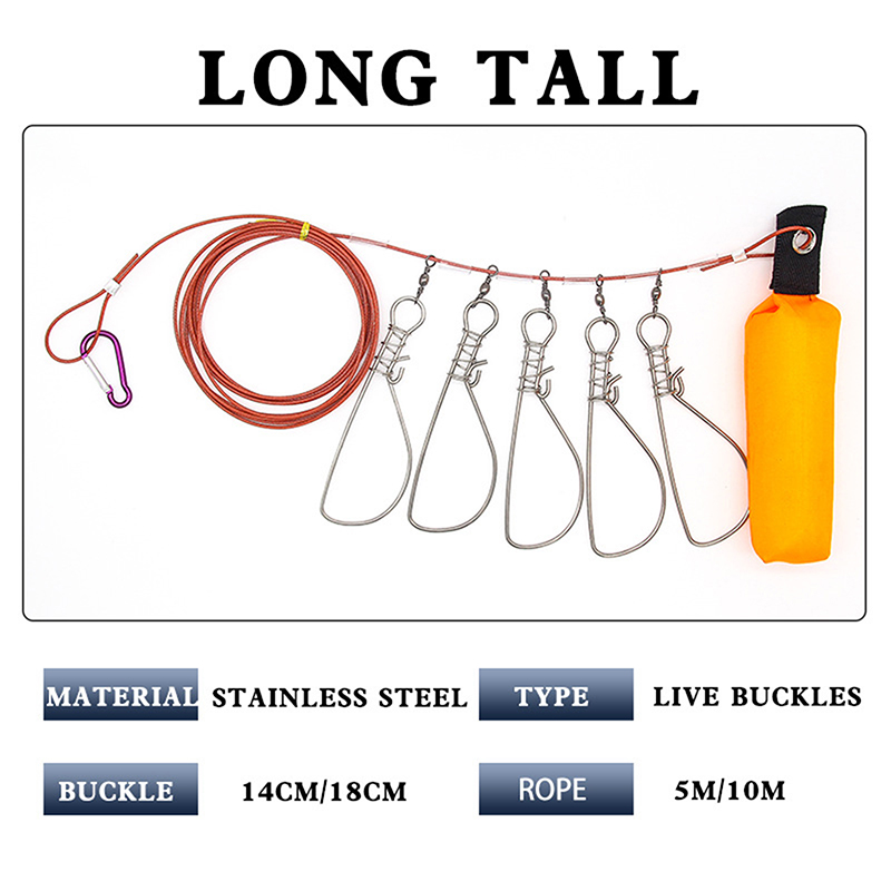 New 5-snap Float Fish Stringer - Reel Repair Kit 评论和价格