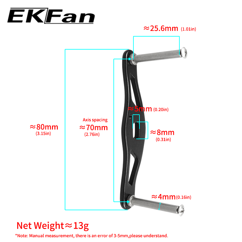 EKFan 80MM Aluminum Alloy Bait - Spincast Reel 评论和价格