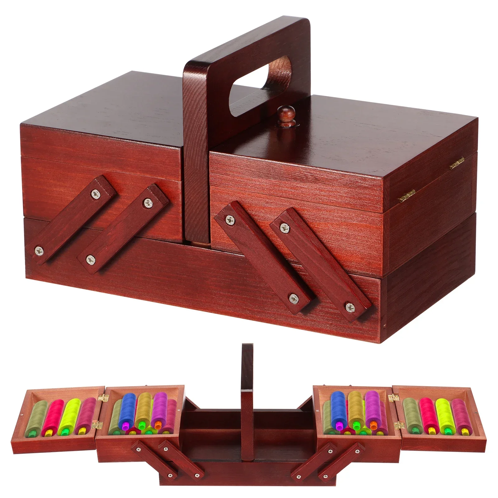Expandable Sewing Thread Box W - Reel Handle 评论和价格