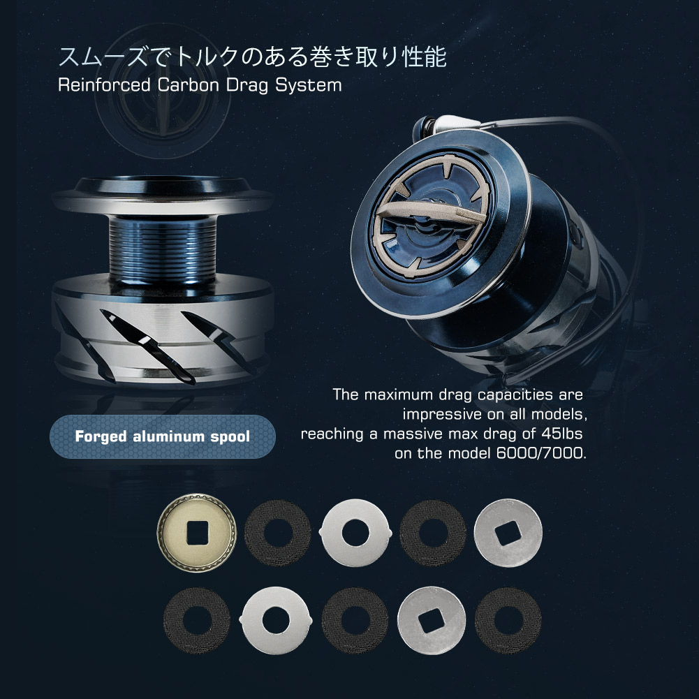 Noeby Max Drag 25kg Spinning F - Surf Reel 评论和价格