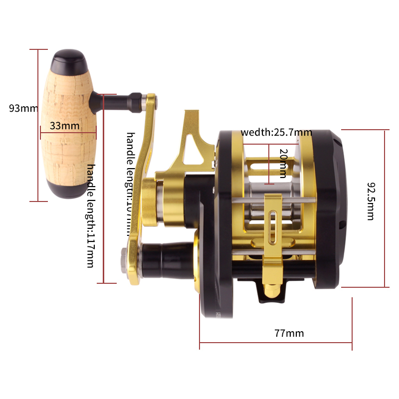 RUKE Metal Reel Slow Jigging D - Reel Drag Knob 评论和价格