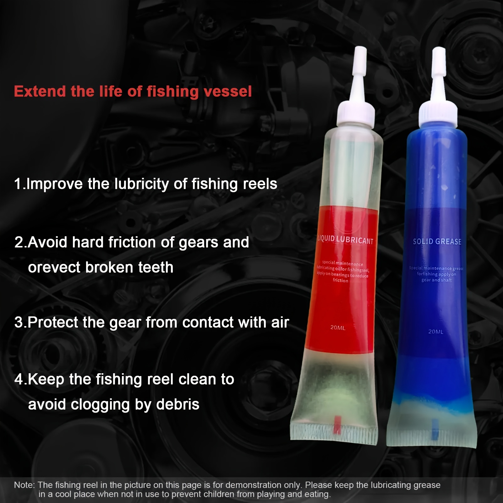 4pcs Fishing Wheel Maintenance - Reel Grease 评论和价格