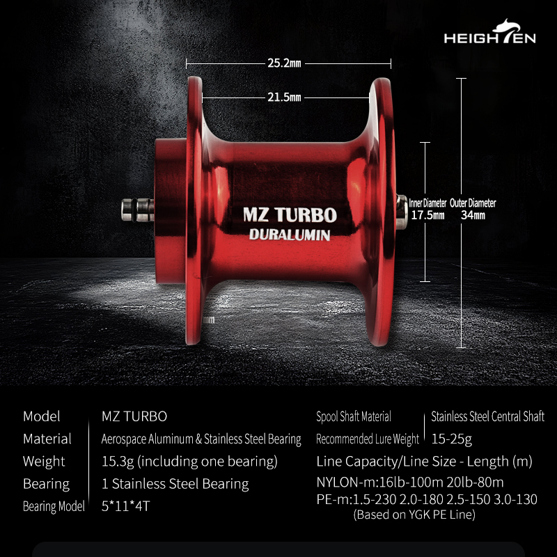 HEIGHTEN Two-Stage MZ Turbo St - Reel Spare Spool 评论和价格